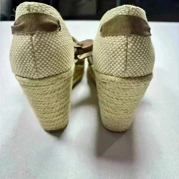 Torrid Ankle Wrap Platform Wedge Espadrilles Size 9WW New - Picture 10 of 11